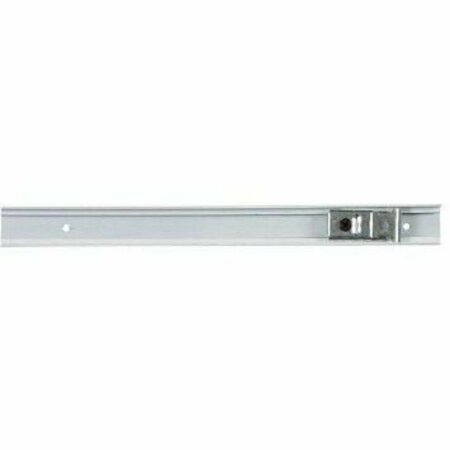 BEST HINGES 30in 2ft 6in2 Door Steel Track with Pivot Bracket # 522032 White Finish BF300130